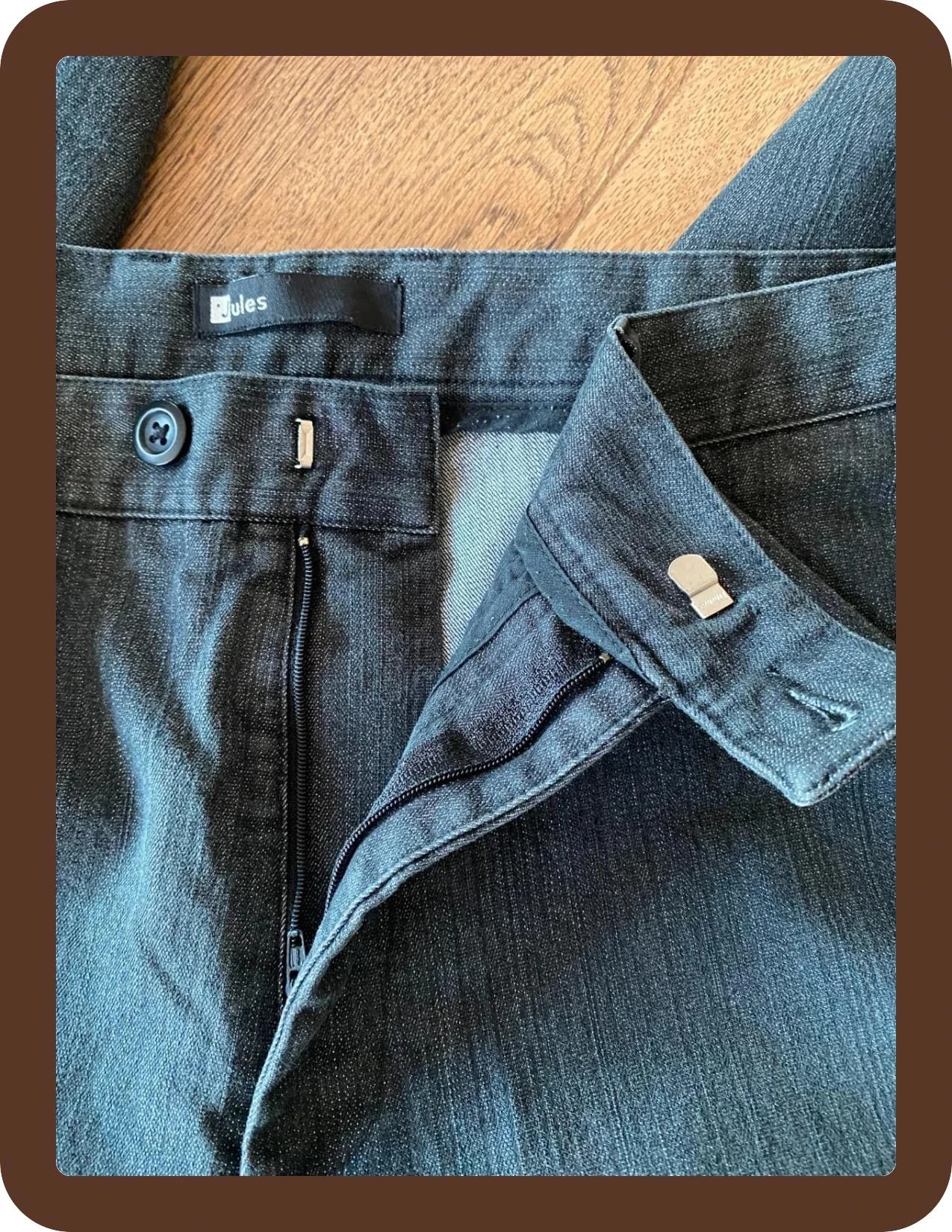 Calça reta cinza escuro JULES T44 – Excelente estado – photo 7